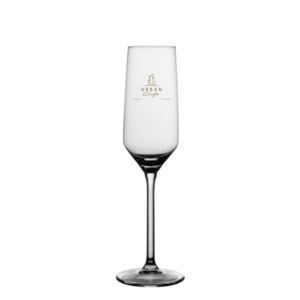 Personalised champagne glass