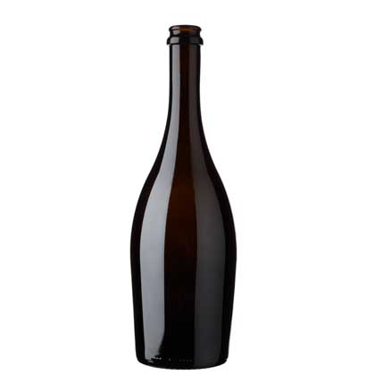 Belgian Style beer bottle crown 75 cl antique Collio