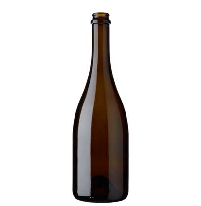 Bottiglia di birra Premium tappo corona 75cl antico Grand Cru