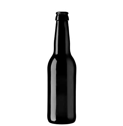 Bouteille à bière couronne 33cl Long Neck noir