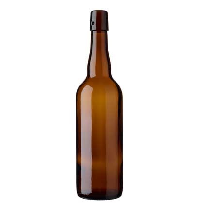 Bierflasche Bügelflasche 75cl braun