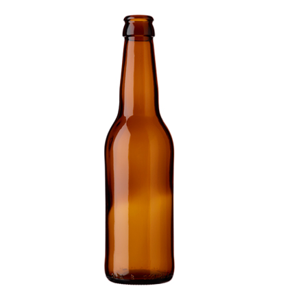 Bierflasche KK 33cl long neck Braun (leicht)