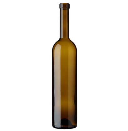 Bordeaux wine bottle bartop 75 cl oak 350mm