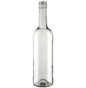 Bordeaux wine bottle BVS 30H60 75cl white Nova