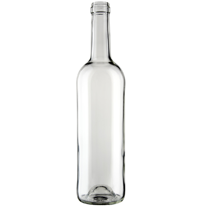 Bordeaux wine bottle cetie 75cl white Nova
