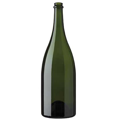 Bottiglia di Champagne 1.5 l verde pesante magnum
