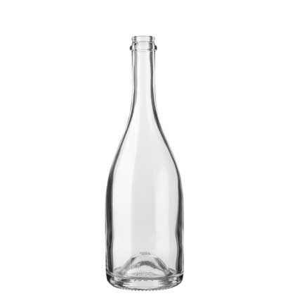 Bottiglia di Champagne tappo corona 75 cl bianco Monterossa