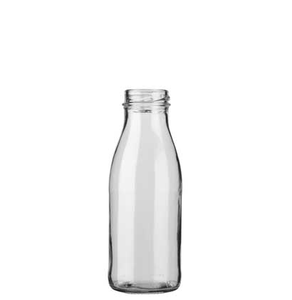 Bottiglia di latte TO38/10mm 25 cl bianco