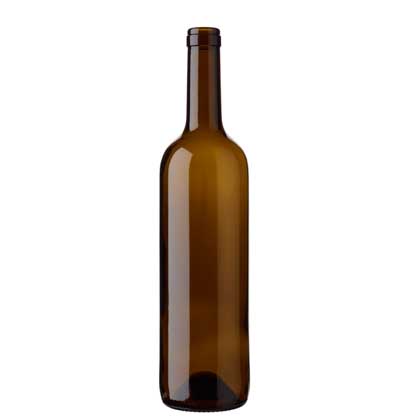 Bottiglia di vino Bordolese cetie 17.5mm 75 cl antico Europe H70mm