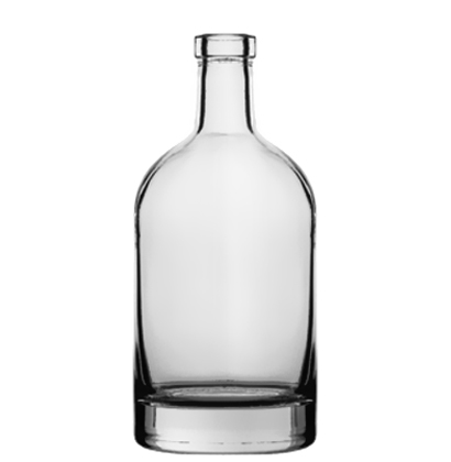 Bottiglia per gin Fascetta 10cl bianco Oblò