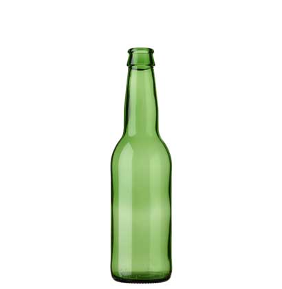 Bouteille à bière couronne 33cl Ale vert (MW)