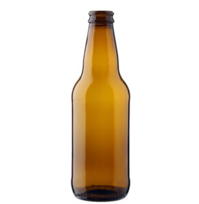 Bouteille à bière couronne 33cl Premium brun