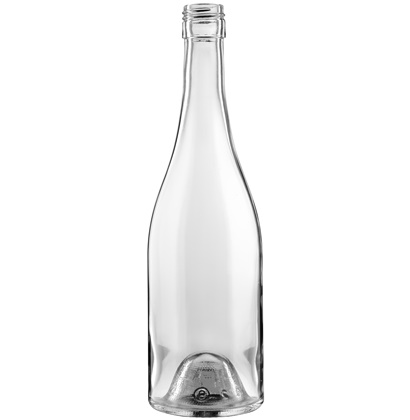 Burgundy wine bottle BVS 30H60 50cl white Prestige