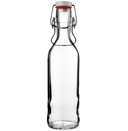 Caraffe per aqua Pure Bottle 75cl rossa con manico