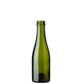 Champagnerflasche quart drehverschluss 18.75 cl grün