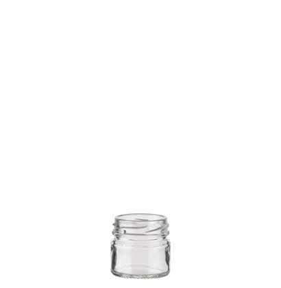 Honey Jar 33 ml white TO43 Monodose