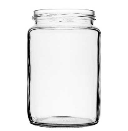 Jar 770 ml white TO82
