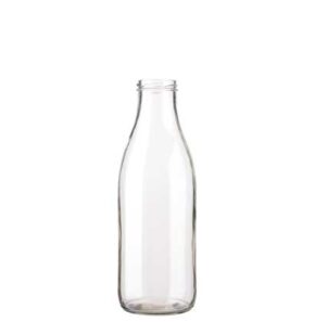 Milk bottle 100 cl white TO48 Fraîcheur