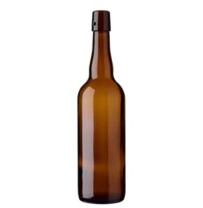 Swing top beer bottle 75cl brown