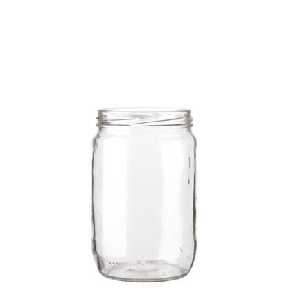 Vaso per miele 660 ml bianco TO82