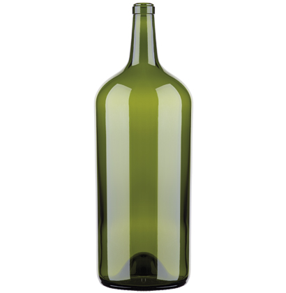 Weinflasche Bordeaux Band 9l grün Salmanazar