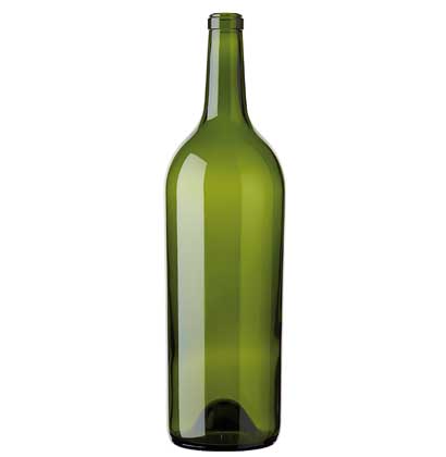 Weinflasche Bordeaux Magnum Band 150 cl grün schwer