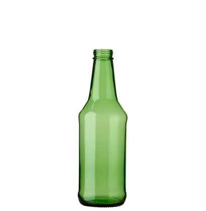 Bottiglia di birra CH4 tappo a vite 33cl verde