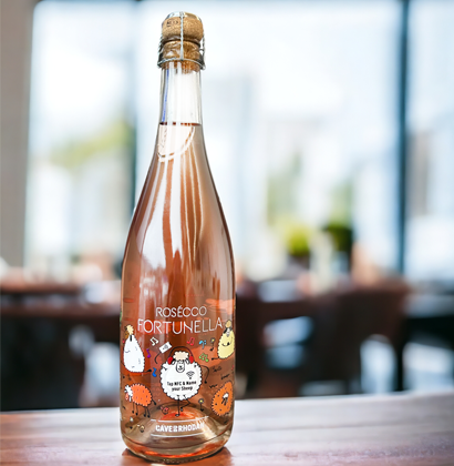 Teaser: The Rosécco Fortunella sparkling wine from Cave du Rhodan becomes a real customer experience thanks to the NFC tag and digital printing.