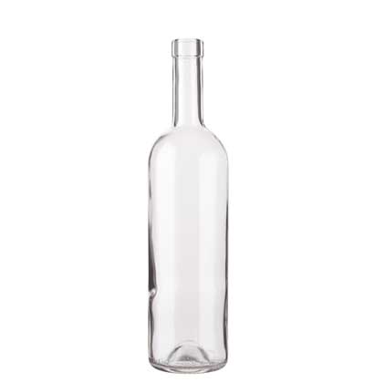 Bordeaux wine bottle bartop 70 cl white Prestige