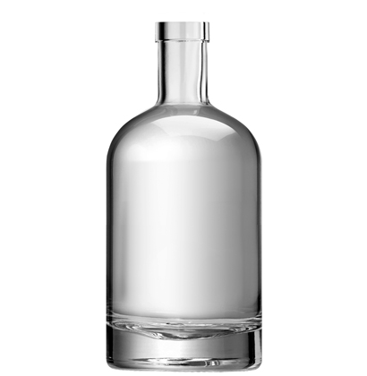 Bottiglia per gin Fascetta 50cl bianco Oblò