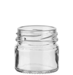 Verpackungsglas 33 ml Weiss TO43 Monodose Mini
