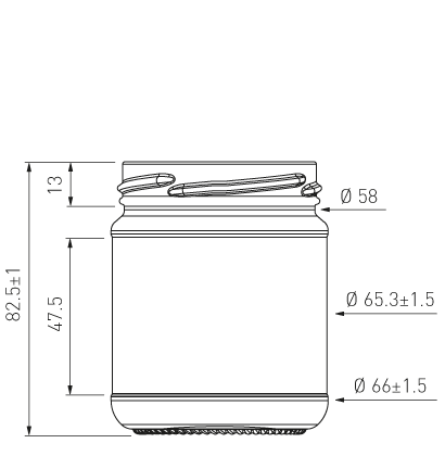Einmachglas 212 ml weiss TO63 Einmachglas 212 ml weiss TO63