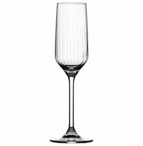 Champagne Glass Carré 22cl with Texture