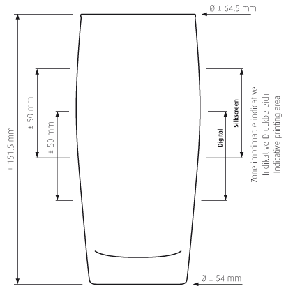 Verre à bière Billy 37 cl Verre à bière Billy 37 cl