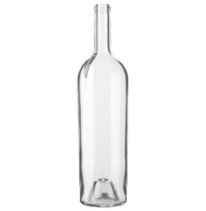 Weinflasche Bordeaux Band 1.5 l weiss Magnum Elegance