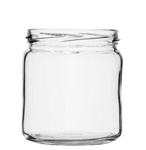 Vaso per conserve 408 ml biaco TO82