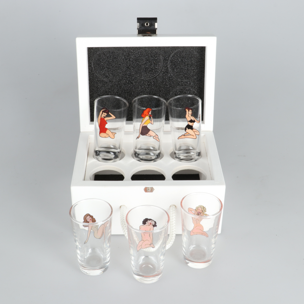 Coffret verres personnalisés Caroline Dechamby Coffret verres personnalisés Caroline Dechamby