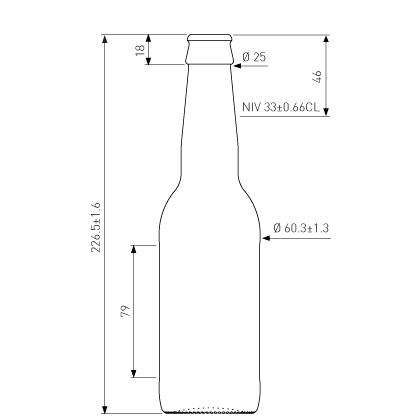 Bierflasche KK 33cl long neck Weiss (leicht) Bierflasche KK 33cl long neck Weiss (leicht)