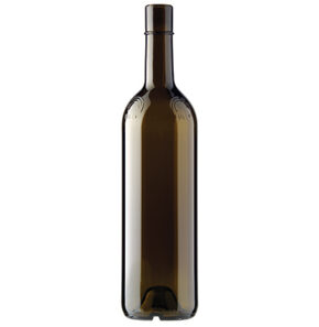 Bottiglia di vino Bordolese Fully anello speciale 75 cl quercia