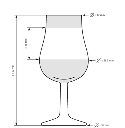 Whiskyglas Tasting 13cl Whiskyglas Tasting 13cl