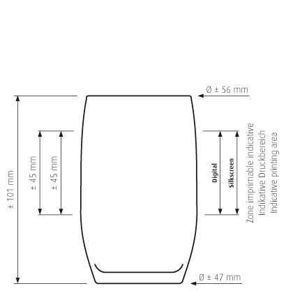 Bicchiere da birra Billy 22 cl Bicchiere da birra Billy 22 cl