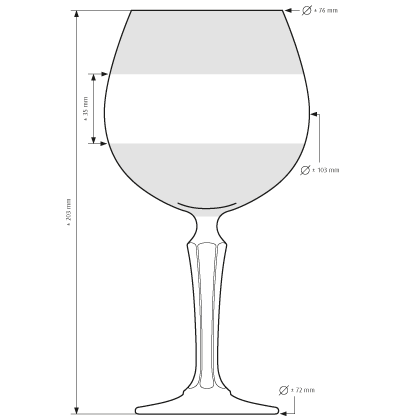 Bicchiere da Gin 58cl Bicchiere da Gin 58cl