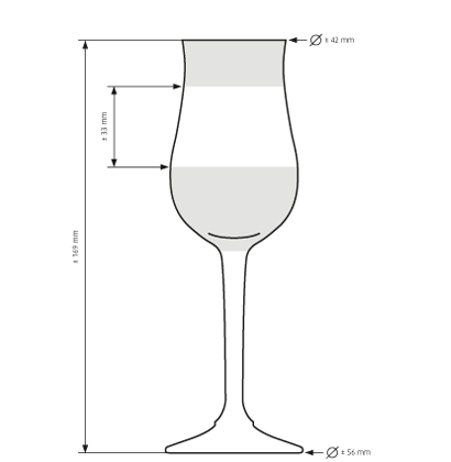 Bicchiere da grappa 10.4cl DistiSuisse Bicchiere da grappa 10.4cl DistiSuisse