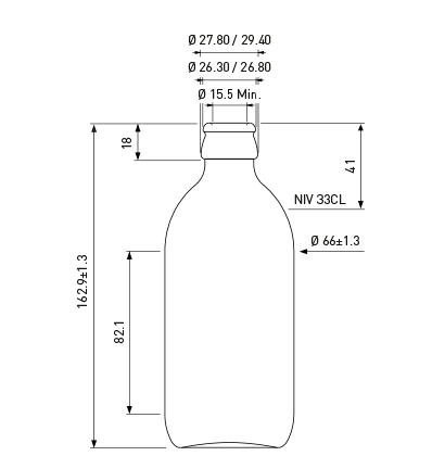 Bierflasche KK 33cl Alpha Drink braun Bierflasche KK 33cl Alpha Drink braun