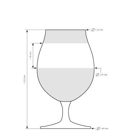 Bierglas Tulipe Premium Craft 44cl Bierglas Tulipe Premium Craft 44cl