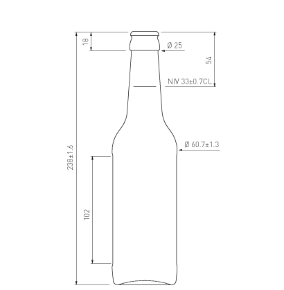Bottiglia di birra corona 33cl Ale marrone (MW) Bottiglia di birra corona 33cl Ale marrone (MW)