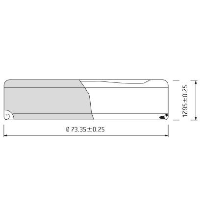 Capsule Flipp TO70 nero deep 18mm Esbo-free Capsule Flipp TO70 nero deep 18mm Esbo-free