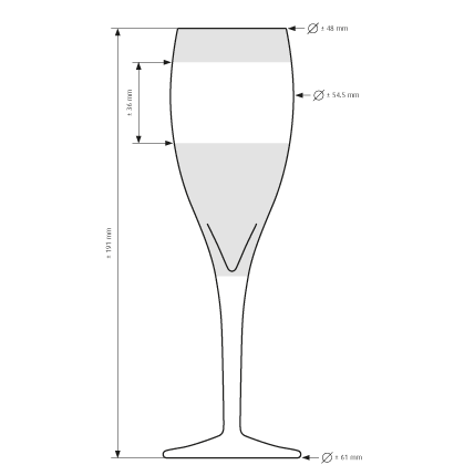 Champagnerglas Dream Premium 14cl Champagnerglas Dream Premium 14cl