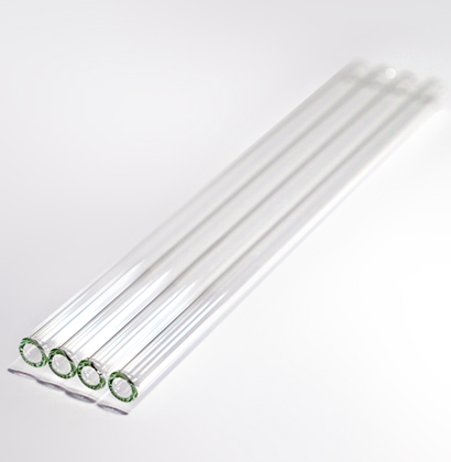 Glas Strohhalme 200mm