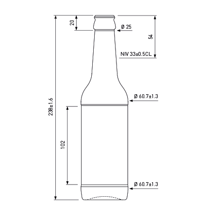 Saftflasche KK 33cl Ale weiss (MW) Saftflasche KK 33cl Ale weiss (MW)